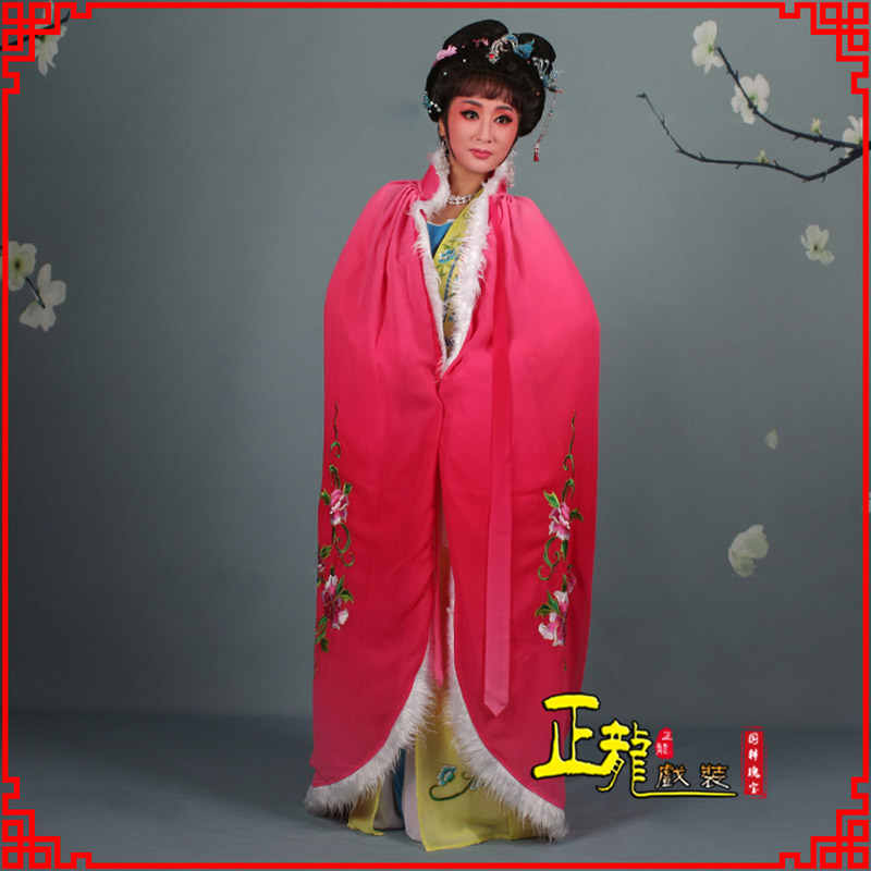 烈山小花旦绣花斗篷 花旦披风